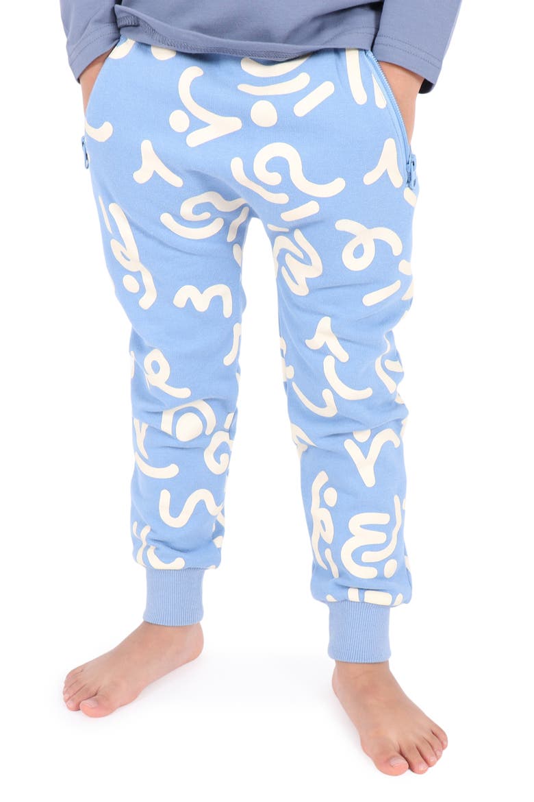 Kids' Wiggle Jogger Sweatpants, Alternate, color, CORNFLOWER BLUE