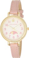 Lucky Brand Round Analog Leather Strap Watch, 34mm