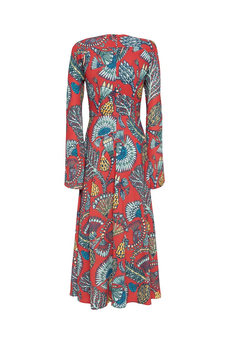 Farfalla Dress Sicomore Red, Alternate, color, Sicomore Red
