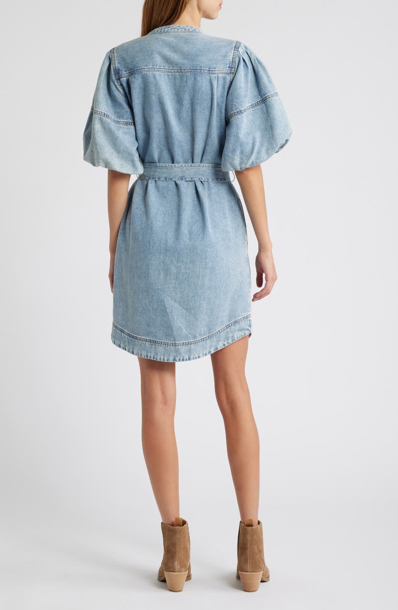 Rails Kingsley Denim Snap-Up Dress, Alternate, color, 
