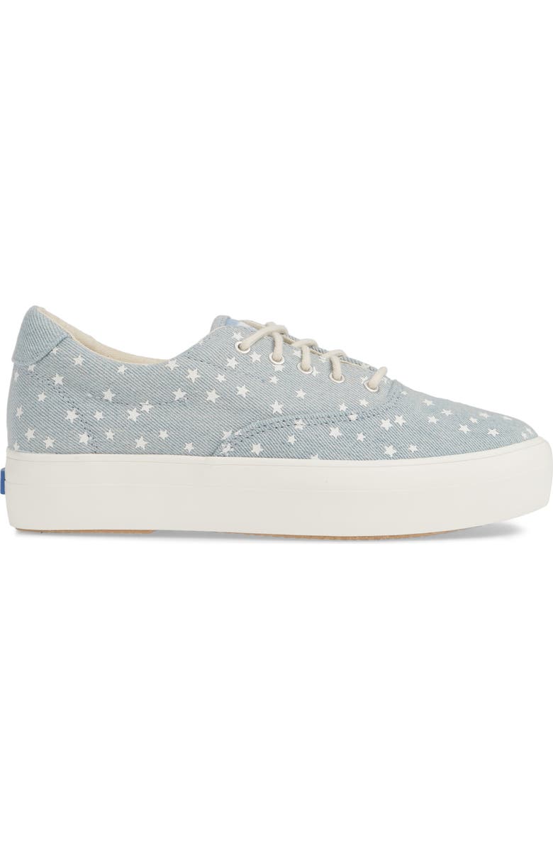 Keds<sup>®</sup> Rise Denim Star Sneaker, Alternate, color,
