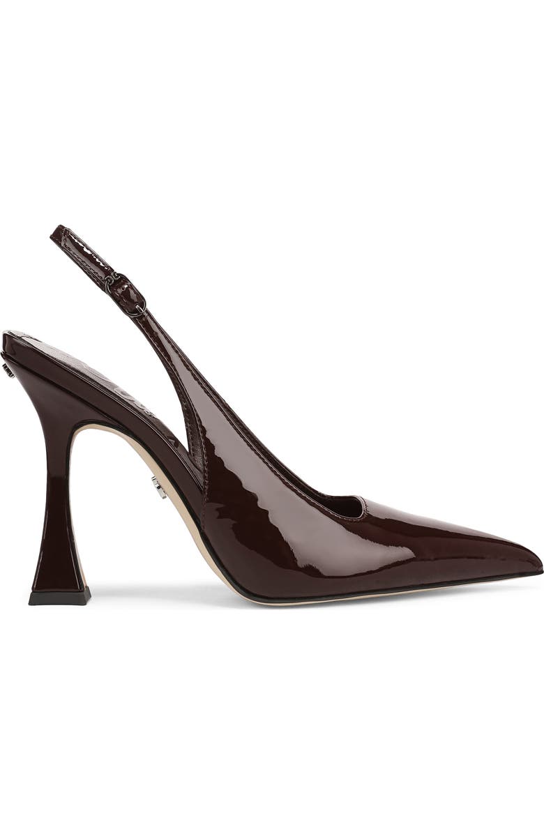 Sam Edelman Odette Pointed Toe Slingback Pump, Alternate, color, Rich Chocolate