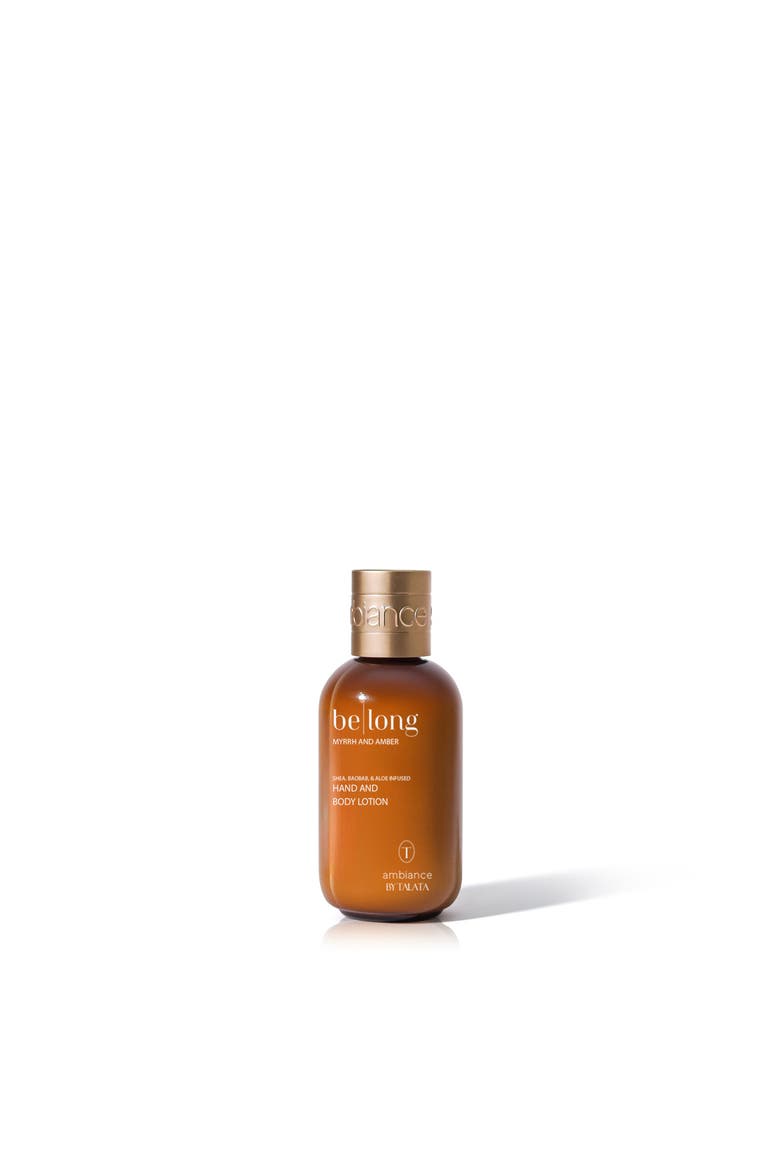 Myrrh & Amber Hand & Body Lotion, Main, color, No color