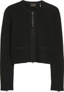 St. John Collection Zip Front Knit Jacket