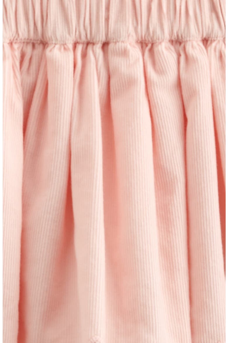 Kids' Scallop Trim Tiered Cotton Skirt, Alternate, color, PINK FONDANT