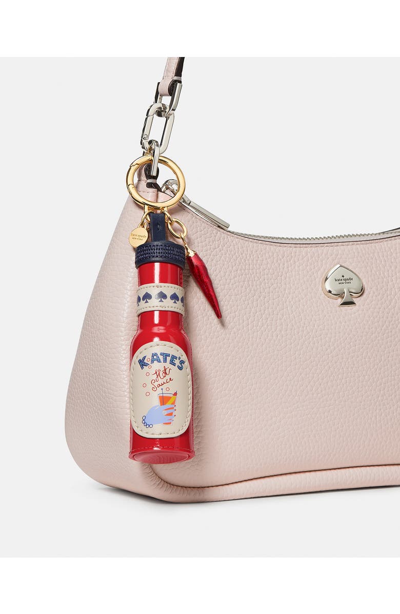 Kate Spade New York spice it up embellished bag charm, Alternate, color, Red Multi
