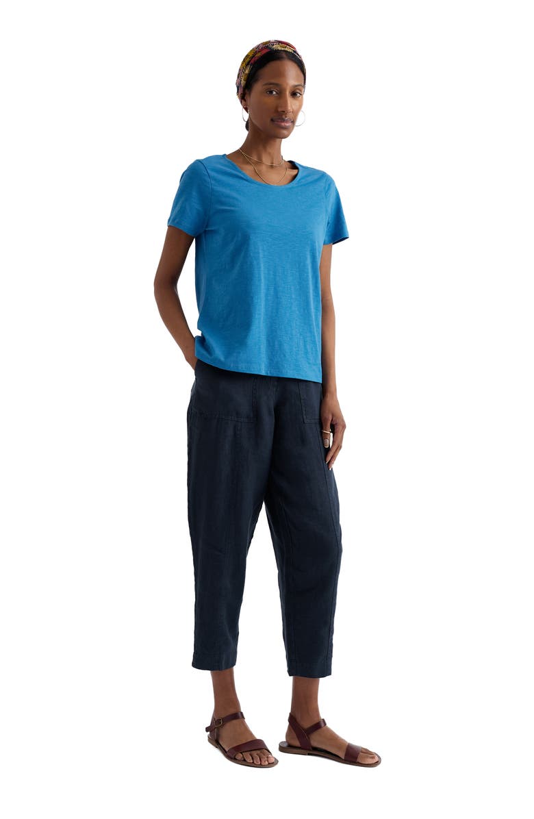 Seasalt Cornwall Saltings Cropped Linen Pants, Alternate, color,