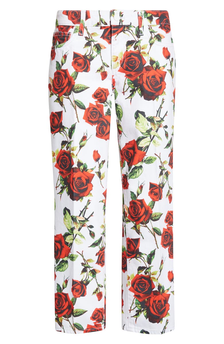 L'AGENCE Blaine Crop Stovepipe Jeans, Alternate, color, Butterfly Jungle