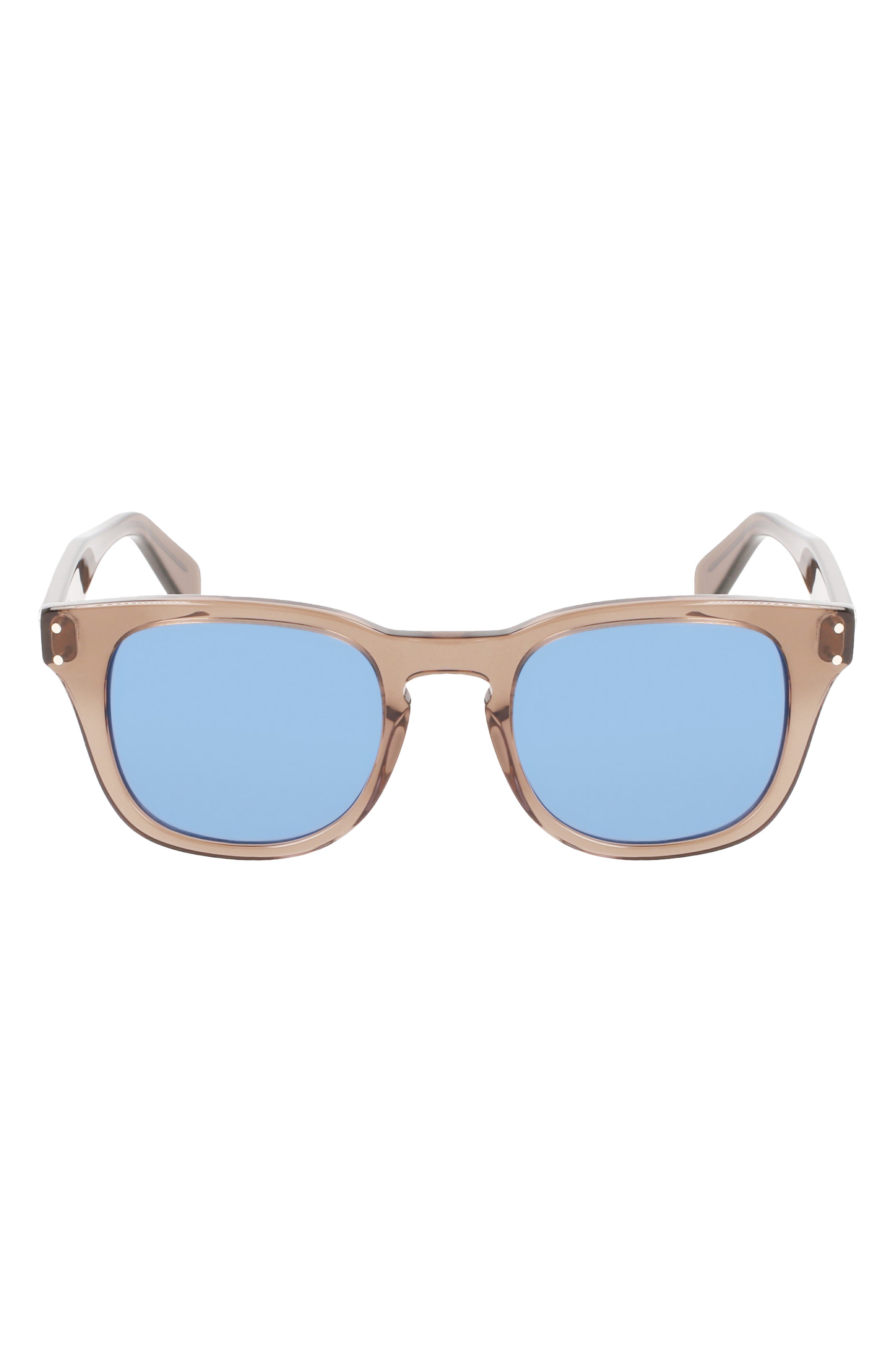 FERRAGAMO 49mm Small Rectangular Sunglasses