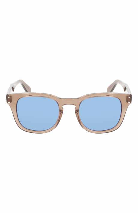 FERRAGAMO 49mm Small Rectangular Sunglasses