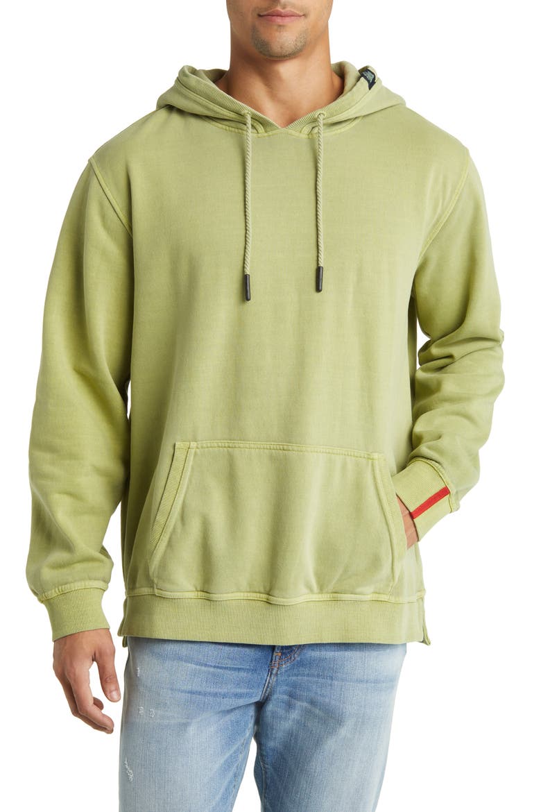 Fleece Hoodie, Main, color, SAGE