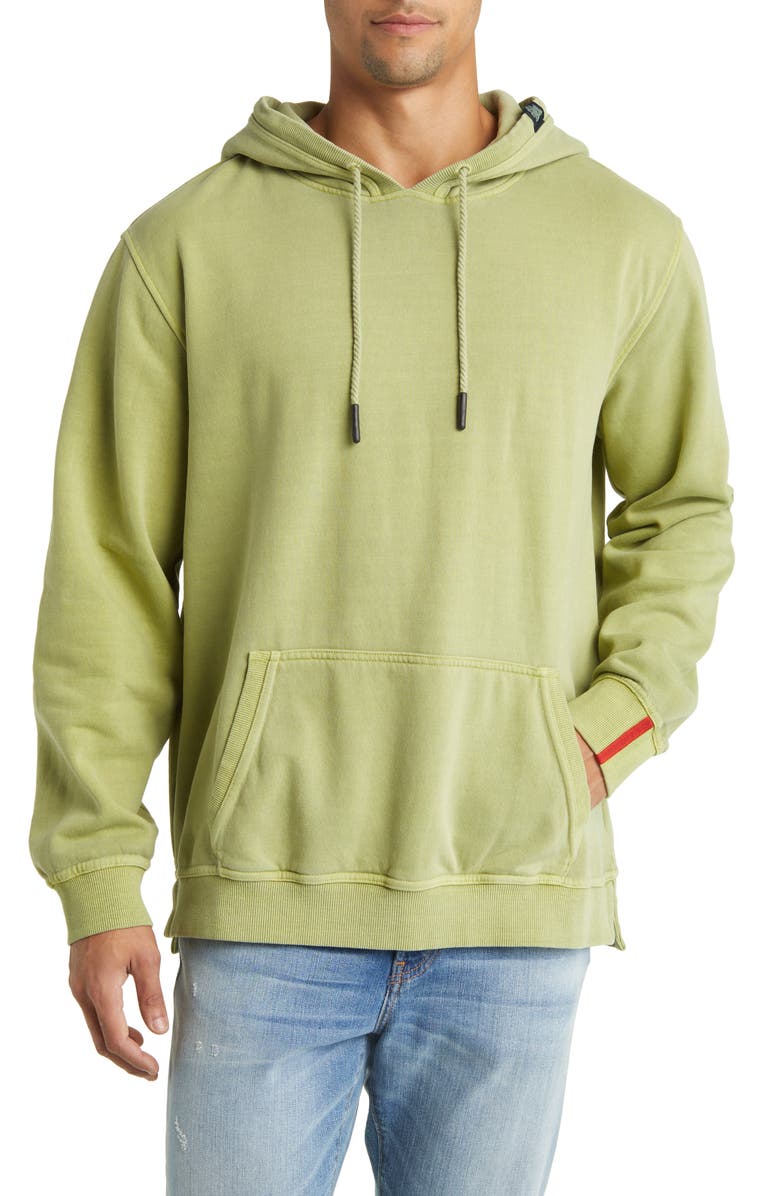 Stone Rose Fleece Hoodie, Main, color, Sage