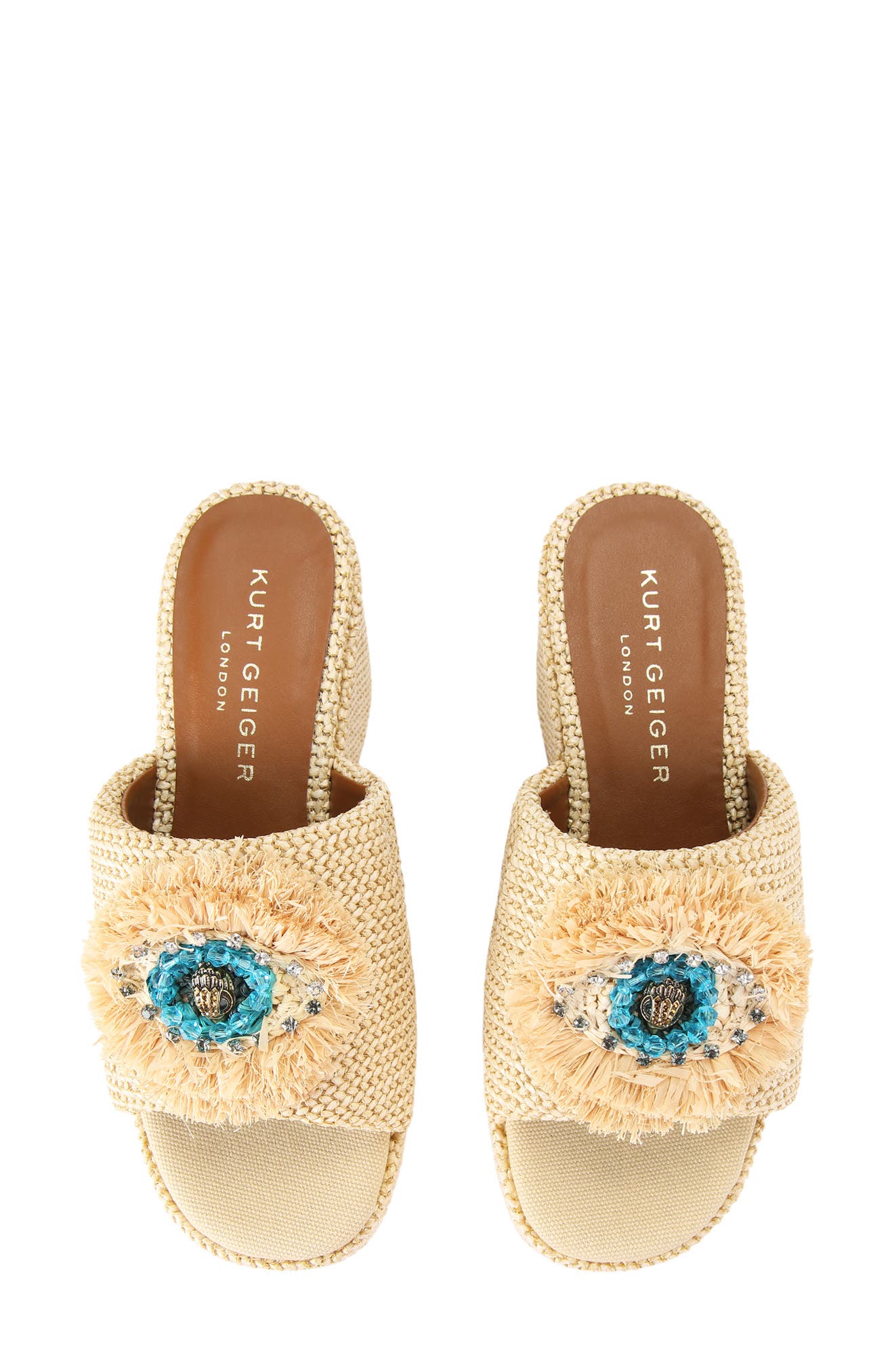 Kurt Geiger London Kensington Eye Platform Sandal, Alternate, color, 