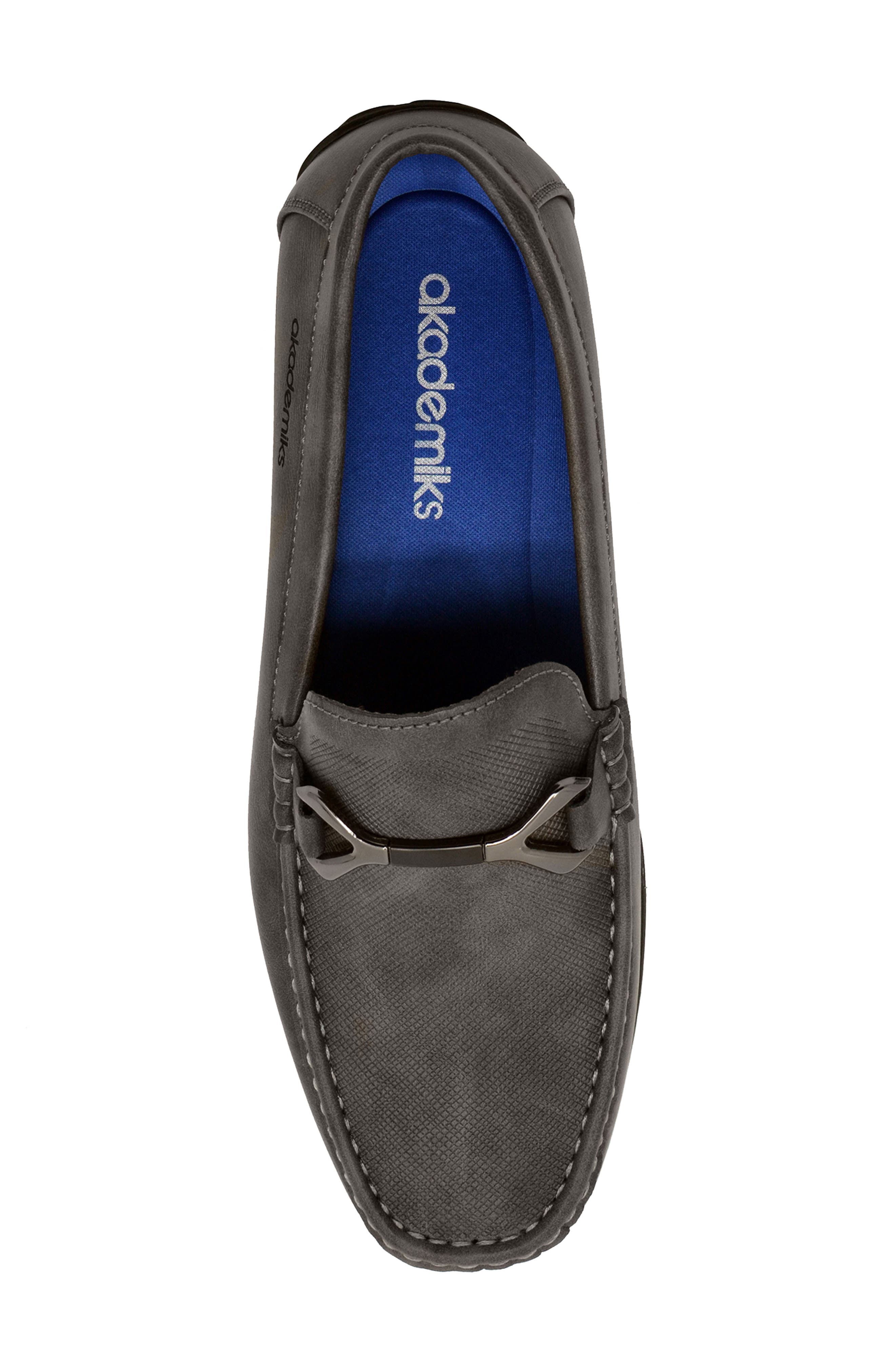 AKADEMIKS Ogden Bit Driving Loafer, Alternate, color, Grey