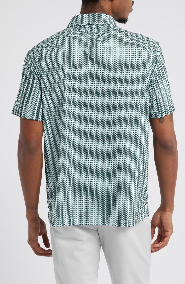 Quiet Golf Monogram Waves Golf Polo, Alternate, color, 