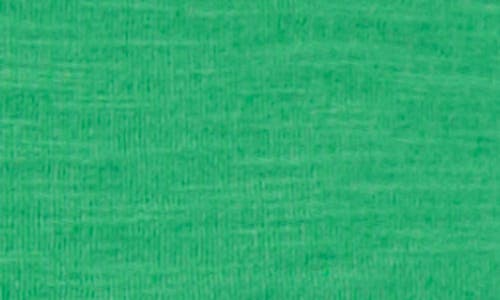 Cece Eyelet Flutter Sleeve T-shirt In Green