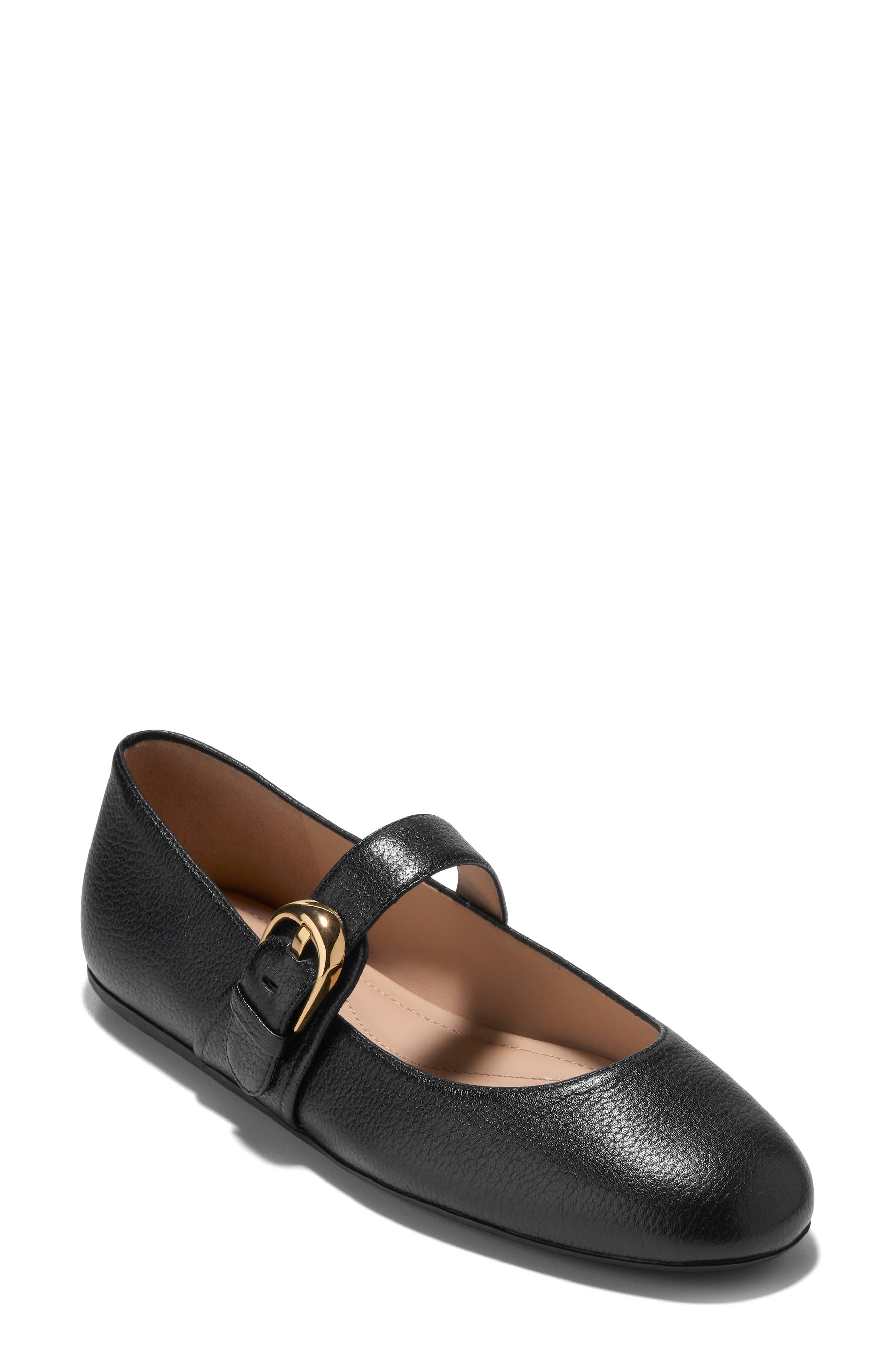 BLACK TUMBLED LEATHER