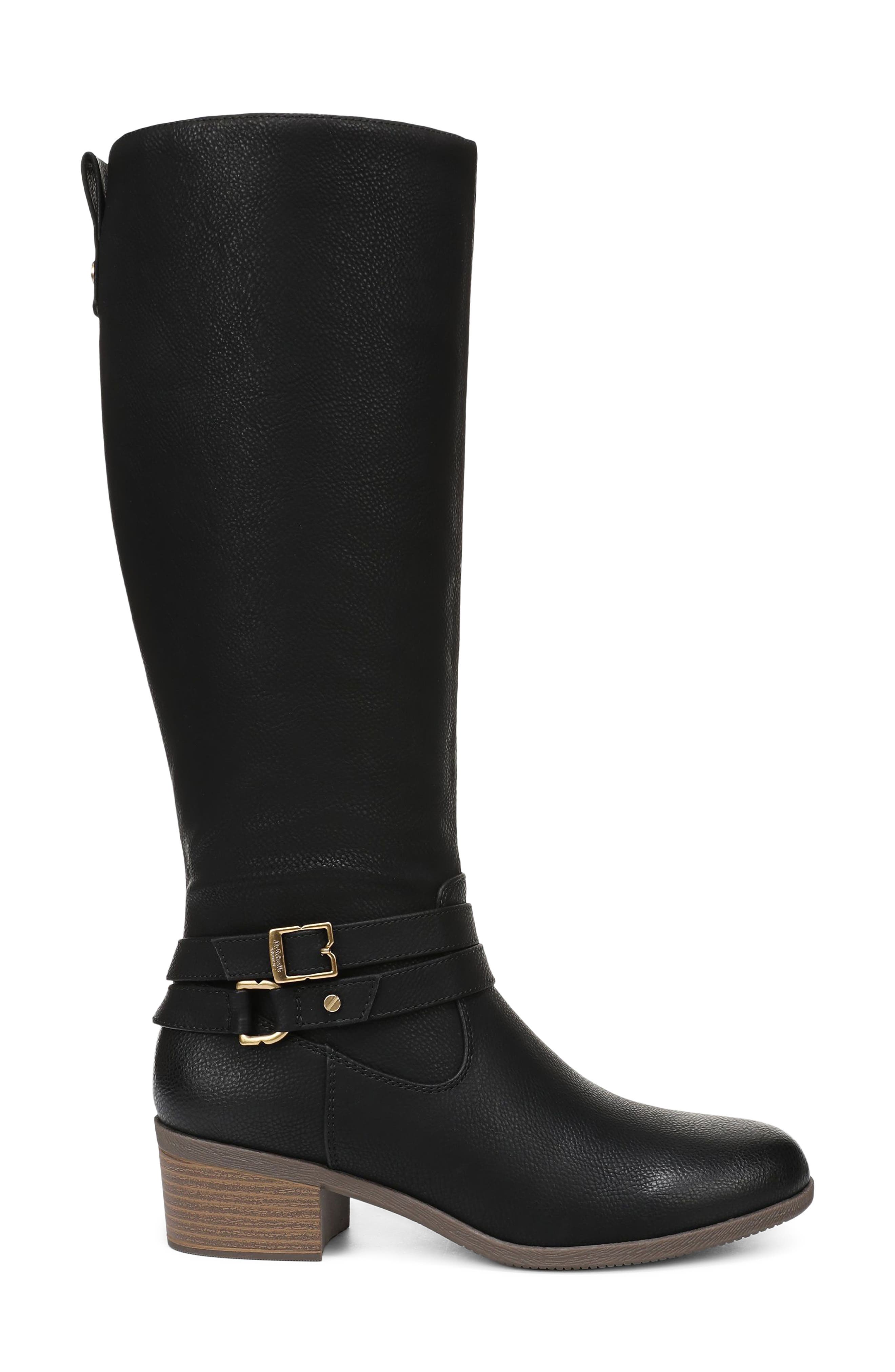 Dr. Scholl's Ivy Tall Boot, Alternate, color, Black Wc