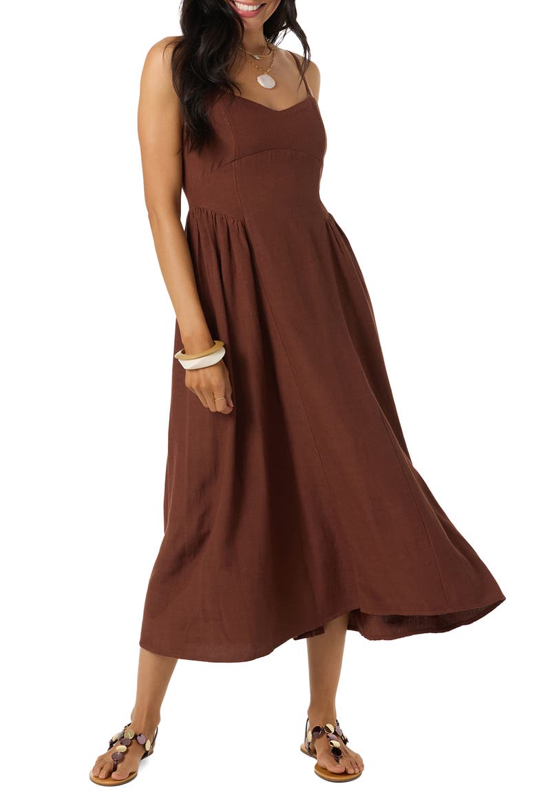 Linden Sundress, Main, color, COCONUT BROWN