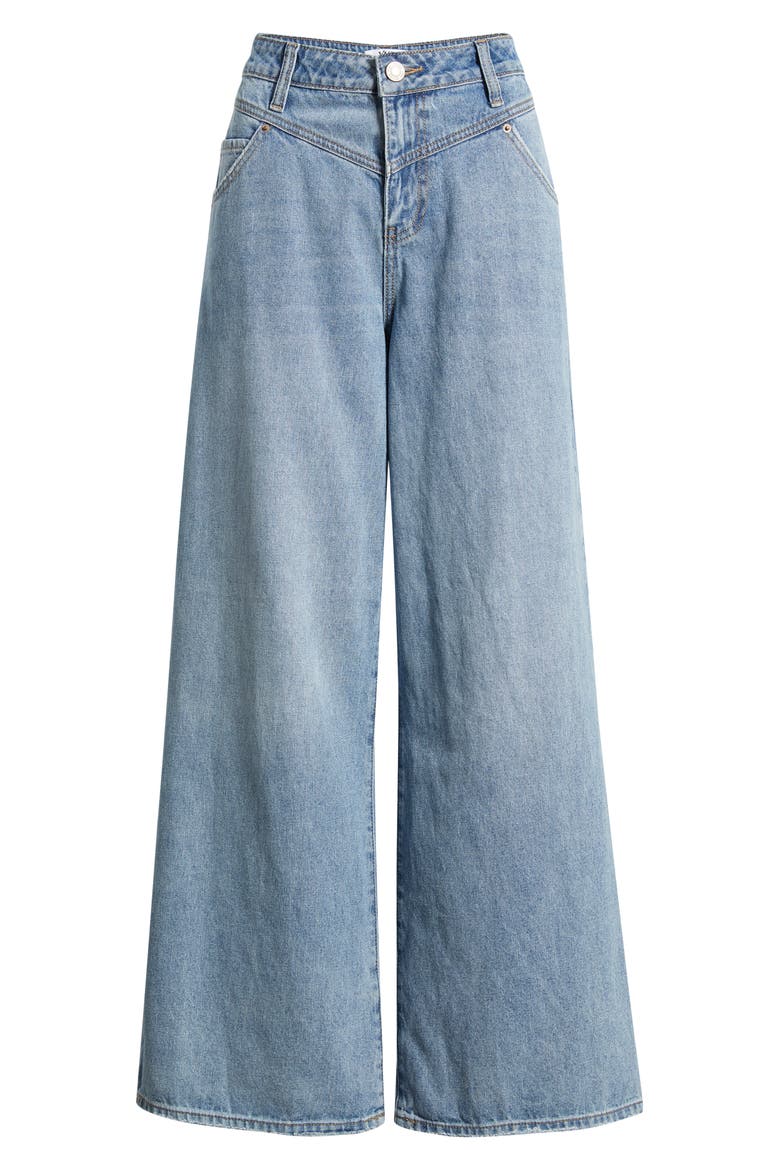 Relaxed Extra Baggy Wide Leg Jeans, Alternate, color, LIGHT BLUE