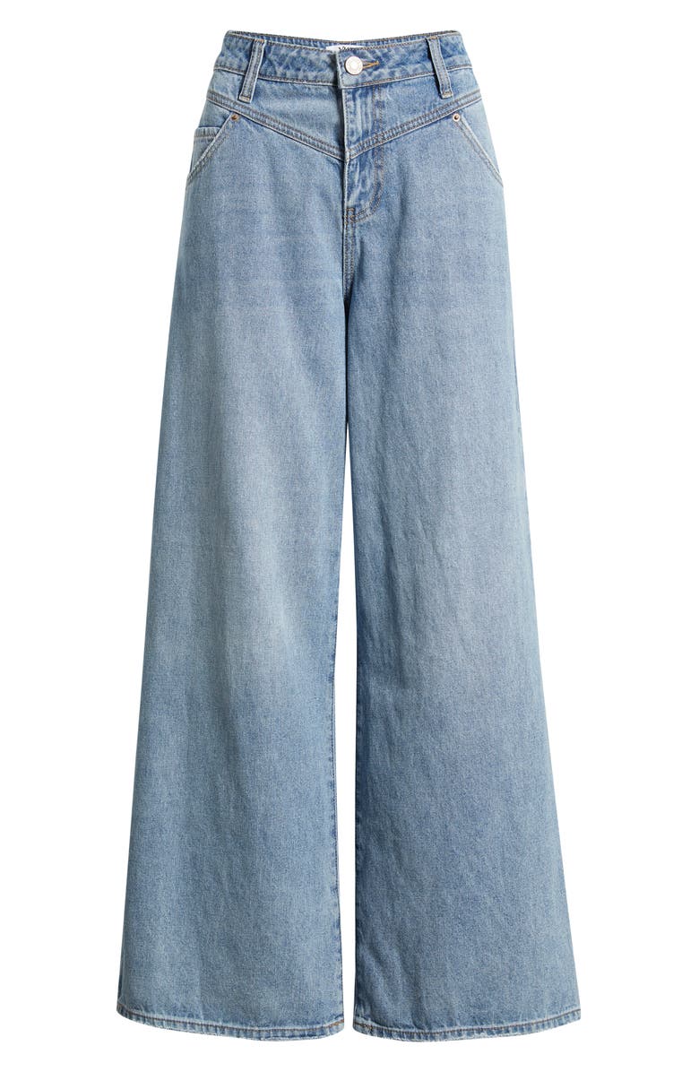 YMI Relaxed Extra Baggy Wide Leg Jeans, Main, color, Light Blue