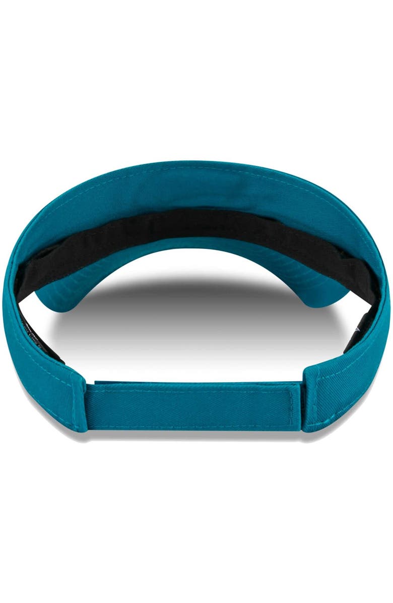New Era Men's New Era Teal Jacksonville Jaguars Main Adjustable Visor, Alternate, color, Teal