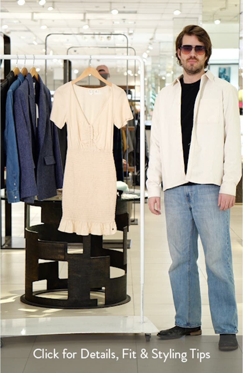 Island View Smocked Ruched Dress, sales video thumbnail