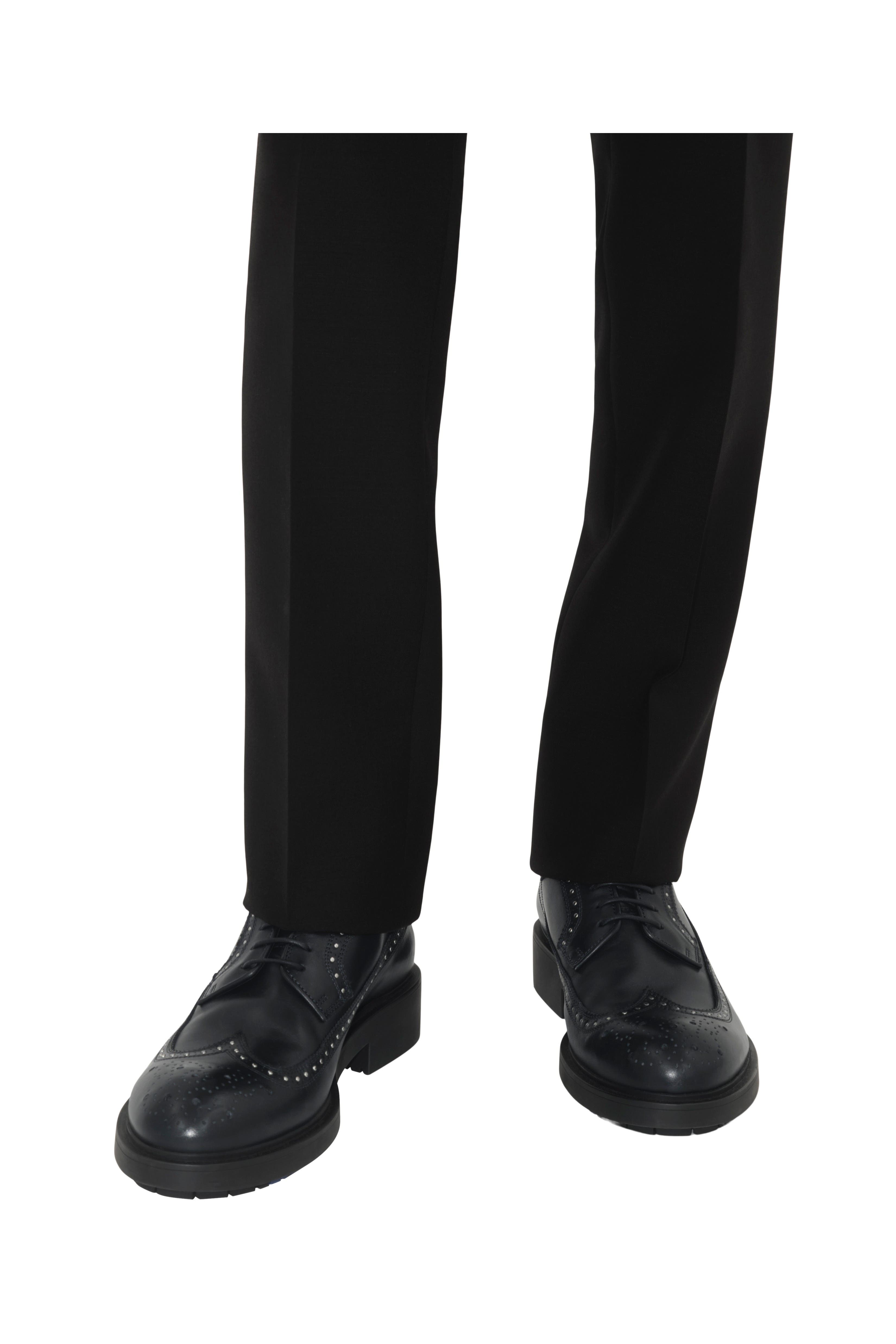 Burberry Studded Leather Loch Brogues, Alternate, color, 