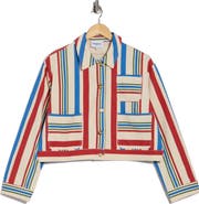 FRNCH Apo Stripe Woven Jacket