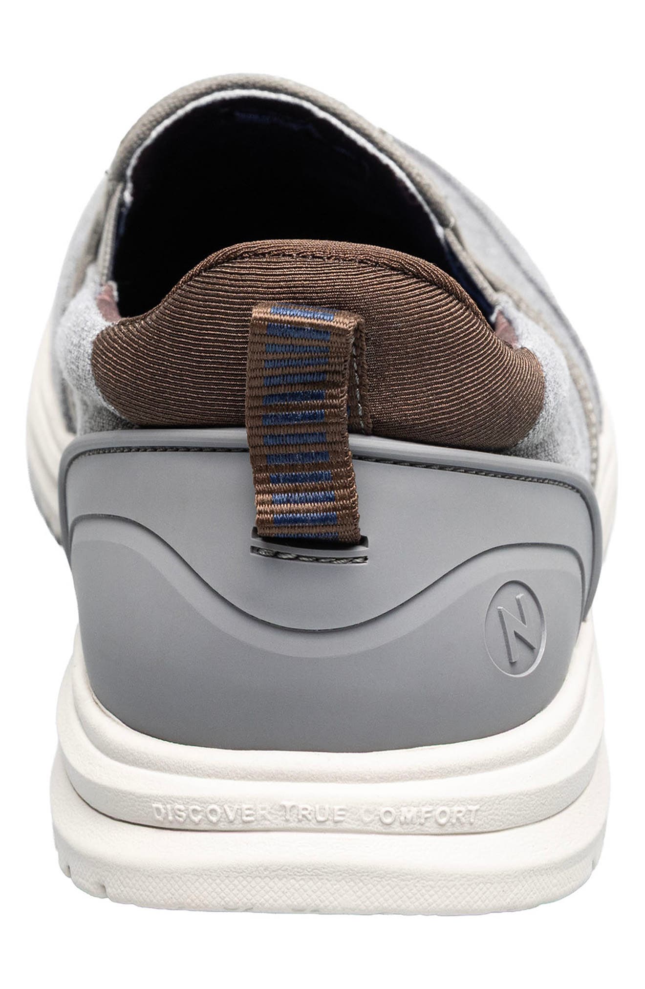 NUNN BUSH Brew City EZ Hands Free Slip-On Sneaker, Alternate, color, Gray Multi