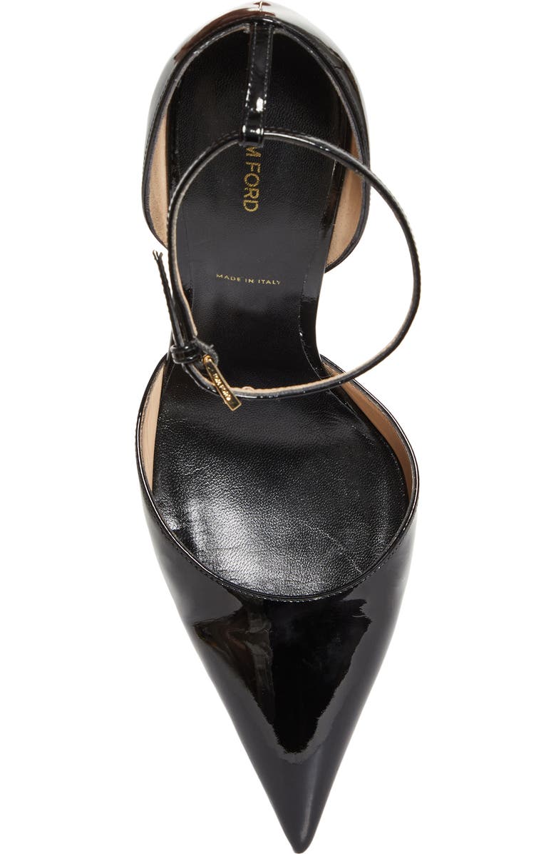 TOM FORD Vertigo Ankle Strap d'Orsay Pump, Alternate, color, Naa Black