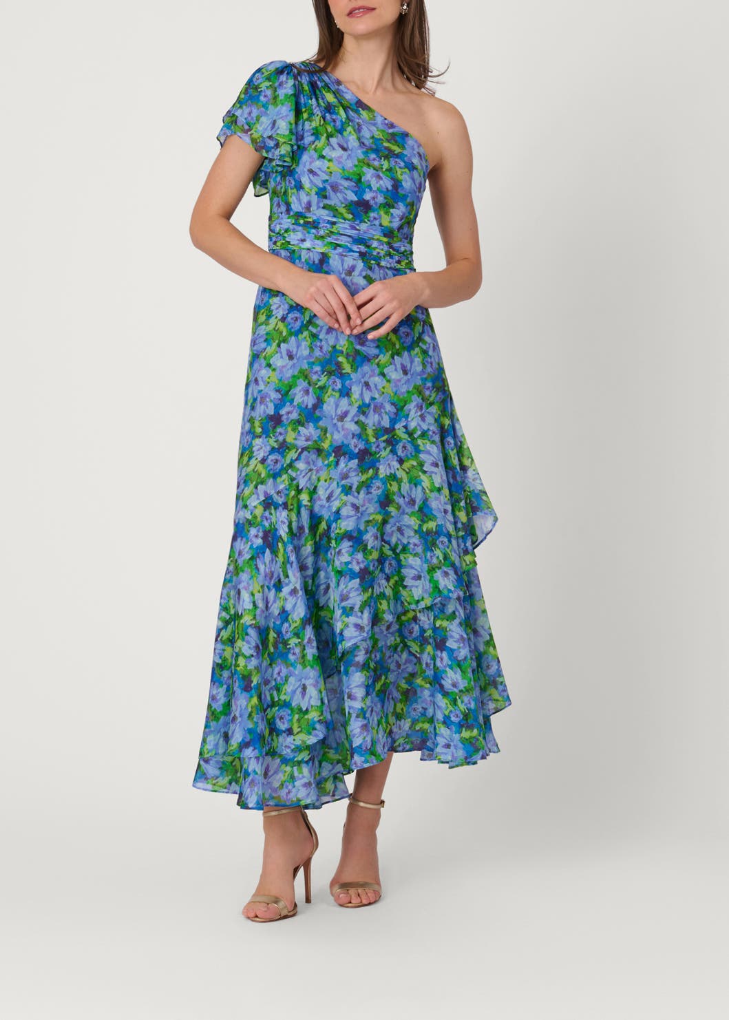 selected Periwinkle/Verde Multi