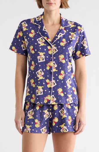 Winnie the Pooh Notch Collar Short Pajamas
