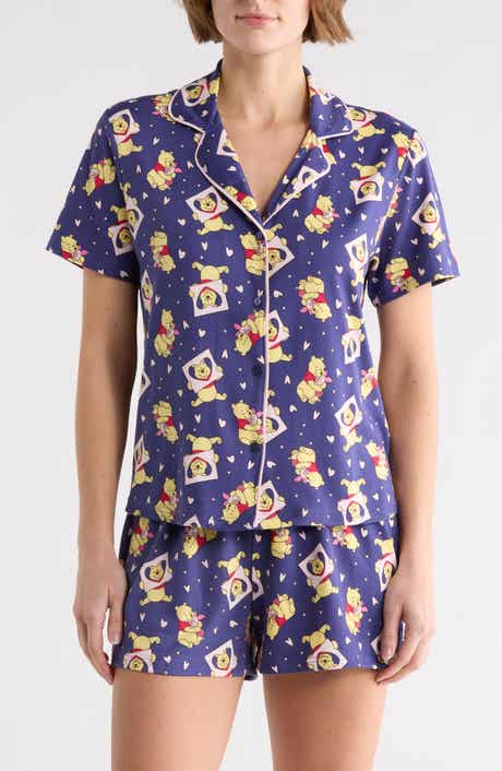 Winnie the Pooh Notch Collar Short Pajamas