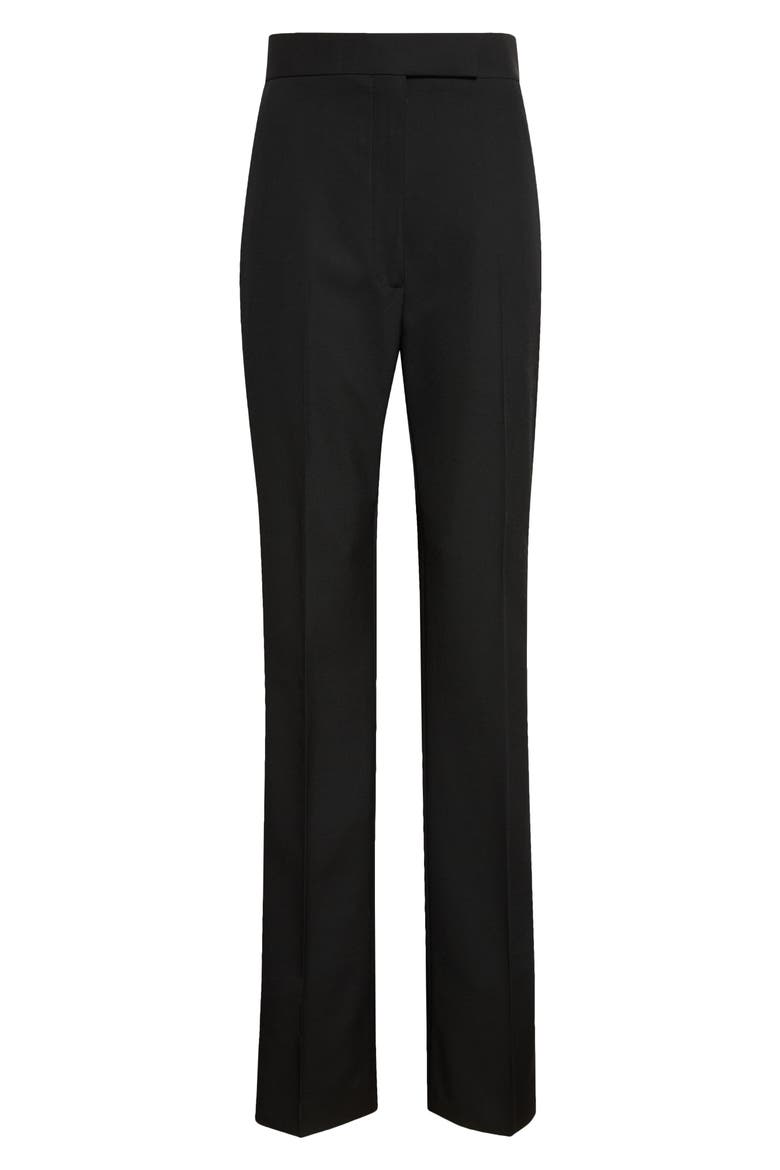 Wool & Mohair Pants, Main, color, BLACK/ WHITE