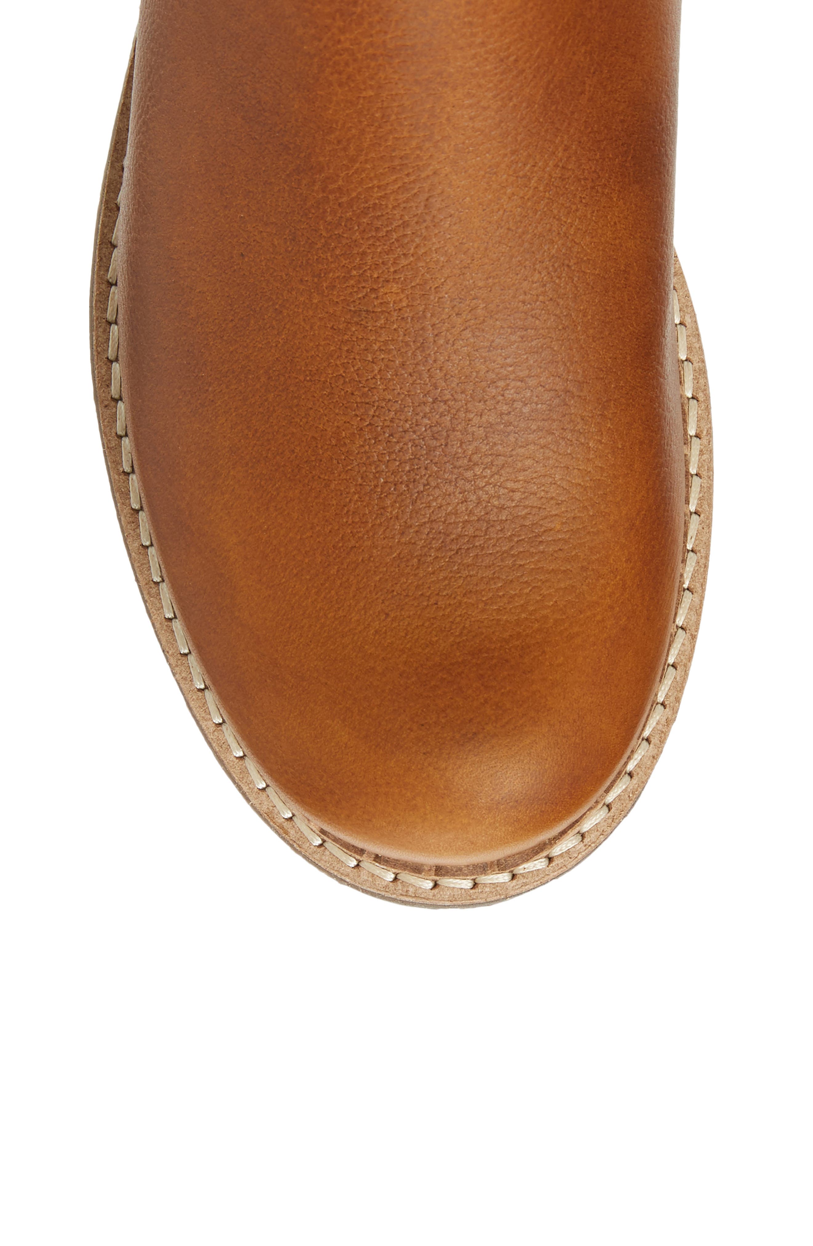 Hudson Waterproof Boot, Alternate, color, COGNAC LEATHER
