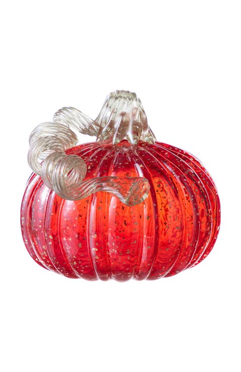Fall Multi-Style Small Glass Pumpkins