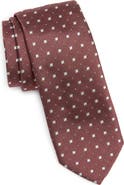 BOSS Micropattern Silk Blend Tie