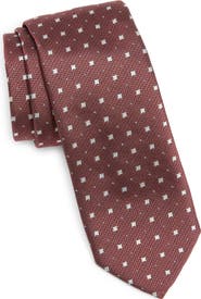 BOSS Micropattern Silk Blend Tie