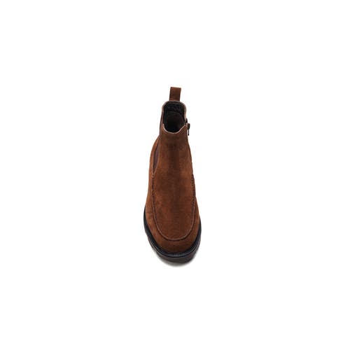 A. Veer Dwayne Chelsea In Brown Suede