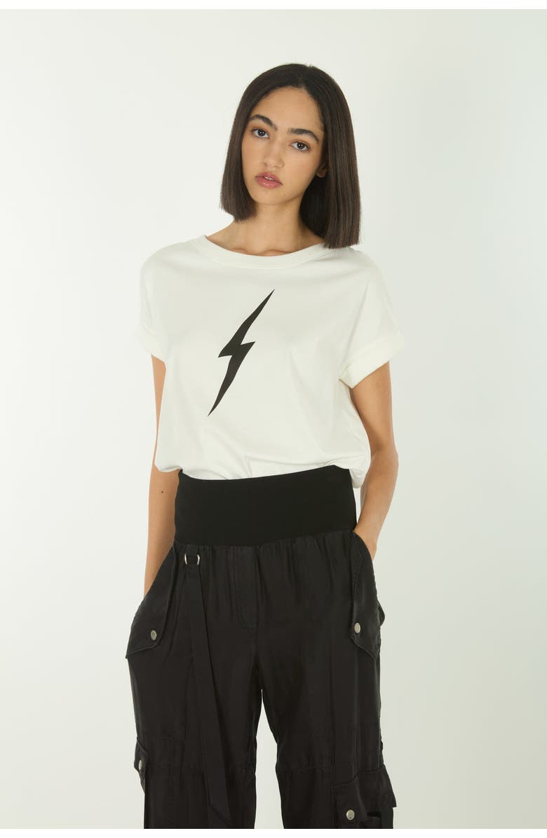 SECRET MISSION Lightning Tee, Alternate, color, Off-White