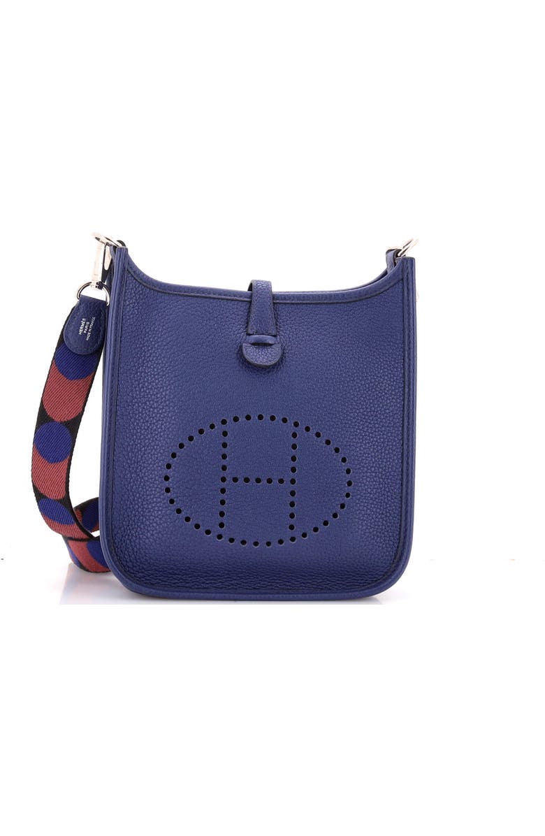 Pre-Owned Hermes Evelyne Bag Gen III Maurice TPM, Main, color, Bleu Saphir