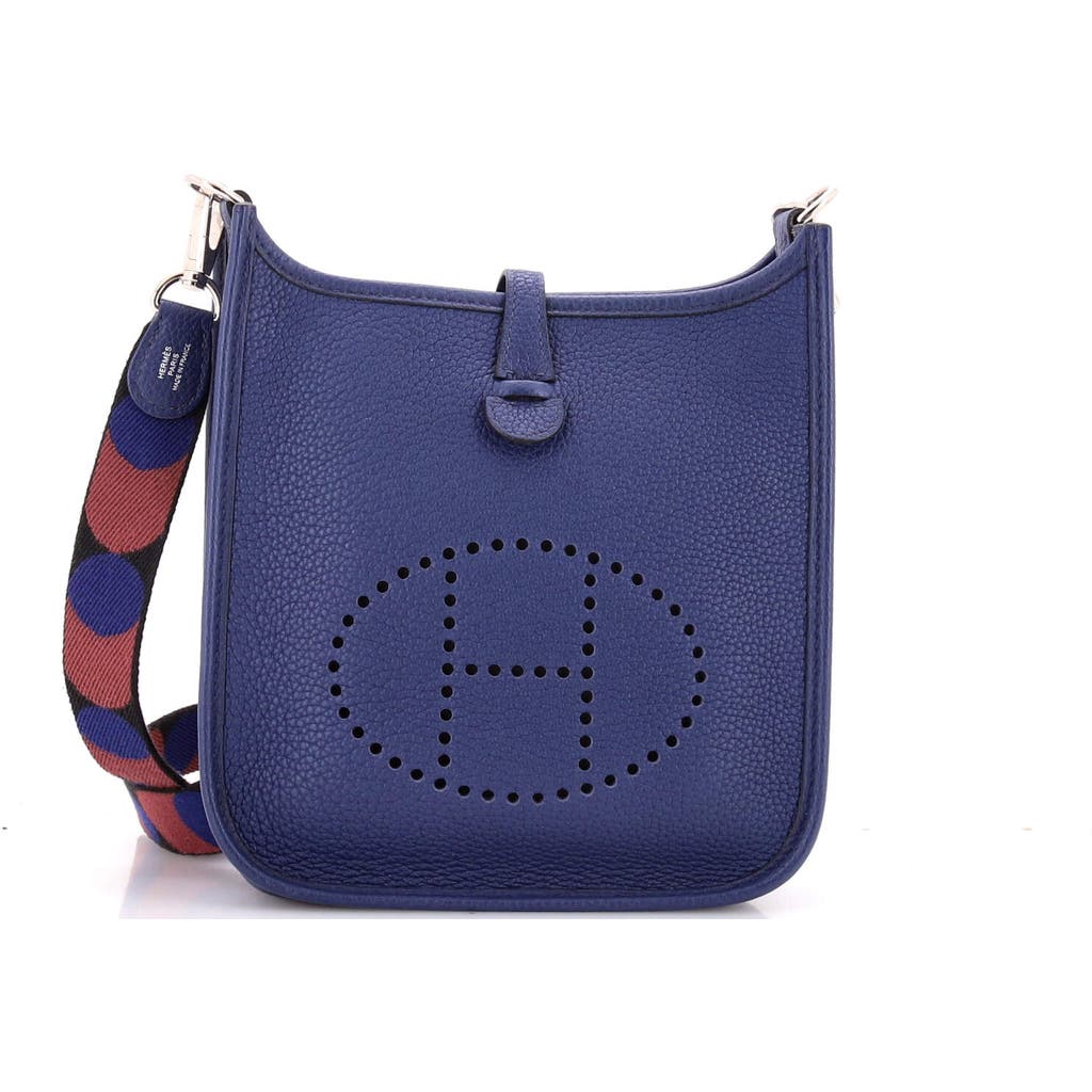 Pre-owned Hermes Hermes Evelyne Bag Gen Iii Maurice Tpm In Blue