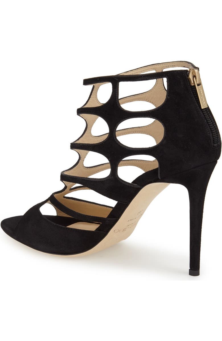Jimmy Choo 'Ren' Cutout Sandal, Alternate, color,