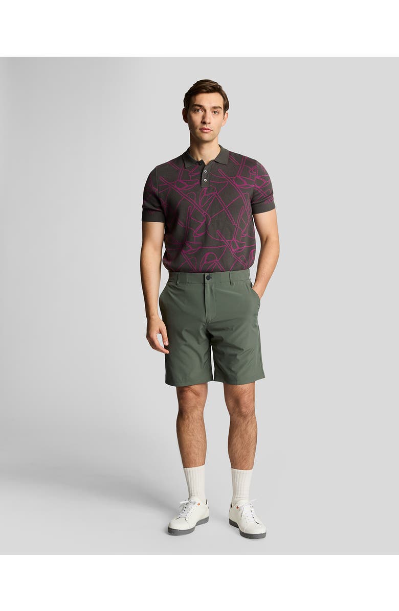Lyle & Scott 5 Pocket Golf Shorts, Main, color, Cactus Green