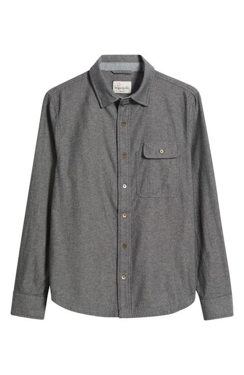 Tradesman Cotton Chambray Button-Up Shirt