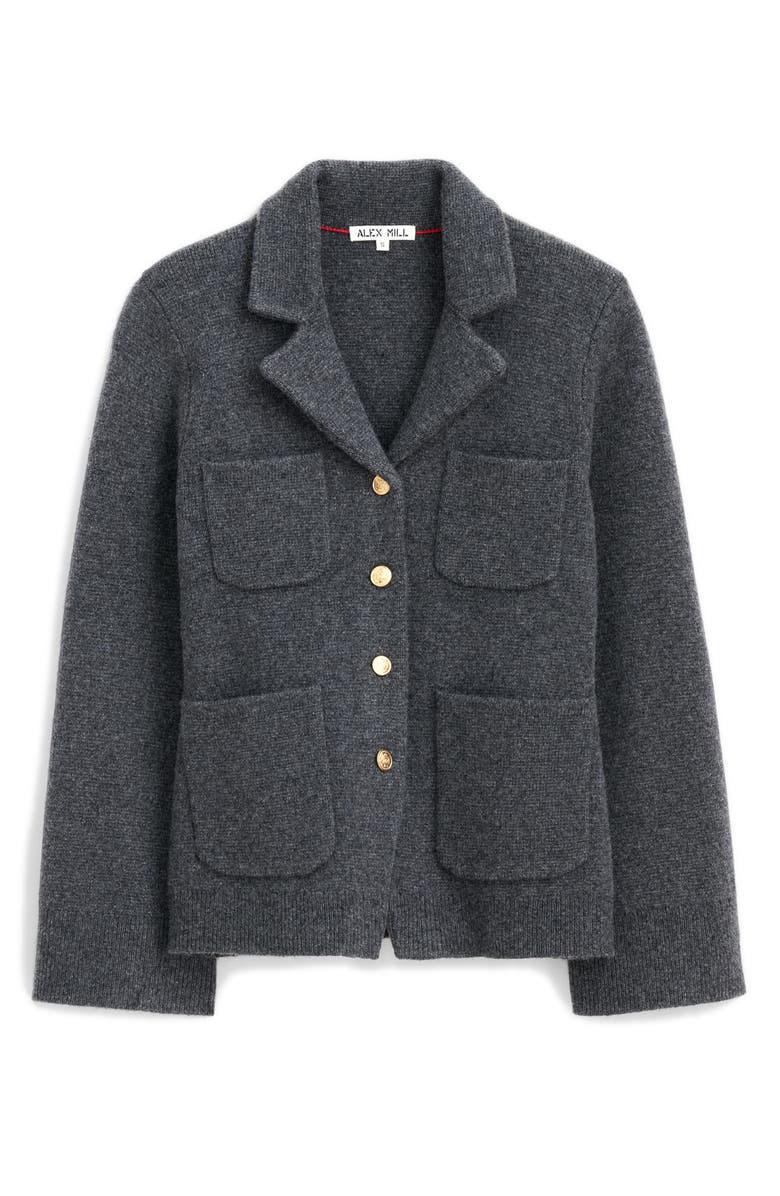 Alex Mill London Merino Wool Blend Sweater Jacket, Alternate, color,