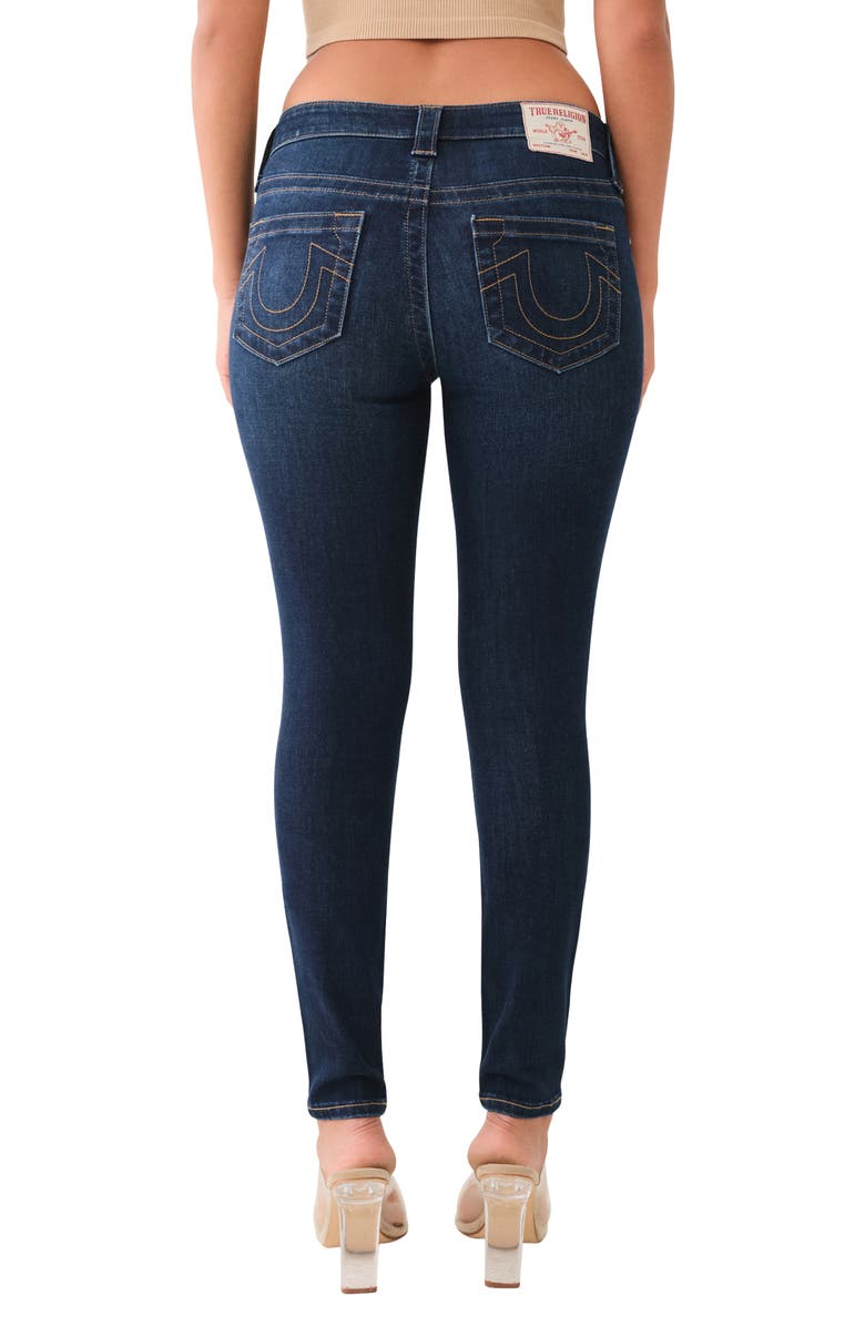 True Religion Jennie Curvy Skinny Jeans, Alternate, color, Indigo Upgrade
