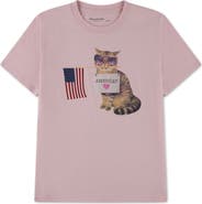 abercrombie kids Kids' Americat Graphic Cotton Blend T-Shirt