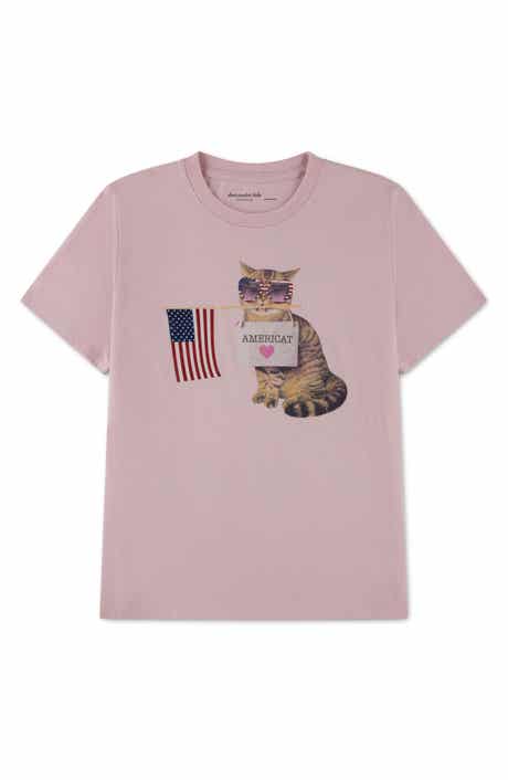 Kids' Americat Graphic Cotton Blend T-Shirt